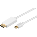 Miniatyrbild 1 av 2: Adapterkabel för Mini DisplayPort™/HDMI™, Guldpläterad