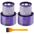Miniatyrbillede 1 af 9: INF Efterfilter til Dyson V10 / SV12 støvsuger 2-pak