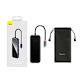 Miniatyrbillede 10 af 11: Adapter 4w1 Baseus Hub USB-C med 4xUSB 3.0 (mørkegrå)
