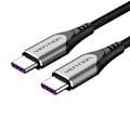 Miniatyrbillede 2 af 2: Kabel USB-C 2.0 til USB-C Ventilation TAEHF PD 100W 1m (grå)