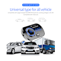 Pikkukuva 6 / 11: Langaton FM-lähetin autoon LED 7 väriä QC3.0 pikalaturi