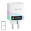 Miniatyrbillede 2 af 3: Smart stik MEROSS MSS315MA-EU med energimonitor (Matter)