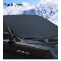 Miniatyrbild 6 av 11: Vindruteöverdrag till bilen / snöskydd / frostskydd för framruta