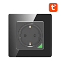 Miniatyrbillede 2 af 2: Smart WiFi vægstik Avatto N-WOT10-EU-B TUYA (sort)
