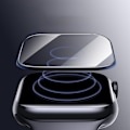 Miniatyrbillede 3 af 6: Sort komposit skærmbeskytter til 42 mm Apple Watch