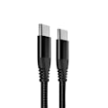 Pikkukuva 1 / 3: Type-c PD-pikalatausdatakaapeli, USB C - USB C -kaapeli Musta