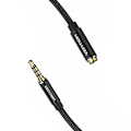 Pikkukuva 4 / 5: Kaapeli Audio TRRS 3,5 mm uros 3,5 mm naaras tuuletus BHCBF 1 m musta