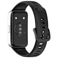 Miniatyrbillede 1 af 4: Officiel silikonerem til Huawei Band 10/9/8 Sort
