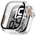 Miniatyrbillede 1 af 6: Beskyttelsescover til Apple Watch - Hård PC & Hærdet Glas Gennemsigtig 41 mm