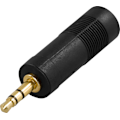 Miniatyrbild 2 av 4: Multimedia adapter 6.3mm fe - 3.5mm stereo ma