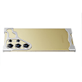 Miniatyrbillede 3 af 4: Unikt metalramme-etui + linsefilm til Samsung S24 Ultra