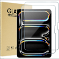 Pikkukuva 1 / 5: 2.5D näytönsuoja iPadille - HD Tempered Glass (2 kpl) iPad pro13 (2024)