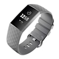 Miniatyrbillede 2 af 3: Grå stor silikonerem til Fitbit Charge 4/3