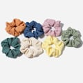 Pikkukuva 4 / 6: 11-osainen monivärinen scrunchie-setti - Bubble Chiffon -hiuslenkit Monivärinen