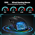 Miniatyrbild 6 av 6: RGB Gamingmus med justerbar DPI och ergonomisk design