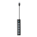 Pikkukuva 1 / 2: Orico PW7U USB - 7x USB 3.0 -keskitinsovitin (musta)