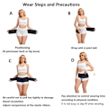 Miniatyrbillede 7 af 8: Postpartum Belly Wrap - bækkenkompressionsbælte til kvinder L