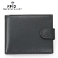 Miniatyrbillede 3 af 4: Elegant RFID-blokerende spændepung - ægte læder