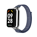 Pikkukuva 4 / 4: Nylon kellon ranneke Xiaomi Redmi Band 2/8 Activelle Tummansininen
