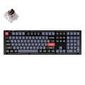 Pikkukuva 3 / 3: Keychron V6 QMK/VIA RGB Nuppi Ruskea Switch mekaaninen näppäimistö (musta)