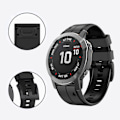 Miniatyrbillede 3 af 5: Urrem 22 mm til Garmin Fenix7/7 Pro, Fenix 5, Quatix 5 Sort
