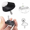 Miniatyrbillede 7 af 11: INF 2-pak forhjul til iRobot Roomba 500/600/700/880/980 Sort