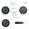 Pikkukuva 4 / 5: Bluetooth 5.0 Nukkumakuulokkeet / nukkumismaski Bluetooth-kuulokkeilla Musta