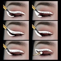 Miniatyrbild 6 av 6: Professionell eyeliner stencil ögonskugga stämpel kuddar makeup verktyg