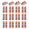 Miniatyrbillede 1 af 4: 2 ind 2 ud hurtigledningskabel Kompakt elektrisk stik