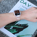 Miniatyrbillede 8 af 8: Gennemsigtig TPU-beskyttelse til Apple Watch - Integreret bånd til 46 mm