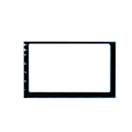 Miniatyrbillede 1 af 4: Hærdet glas Car Navigation Screen Protector med Carbon Fiber Black Border S