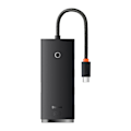 Miniatyrbild 2 av 11: Baseus Lite Series Hub 4in1 USB-C till 4x USB 3.0 + USB-C, 25cm (svart)