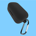 Pikkukuva 2 / 3: Sennheiser Momentum True Wireless 2 -kuulokkeiden silikonisuojakotelo Musta