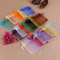 Pikkukuva 3 / 5: 100 Pack Koru Organza Laukut Punainen