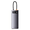 Miniatyrbild 9 av 11: Hub 7in1 Baseus Metal Gleam Series, USB-C till 3x USB 3.0 + 2x HDMI + USB-C PD + Ethernet RJ45