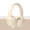 Miniatyrbillede 2 af 6: DR58 Klassiske Bluetooth-hovedtelefoner - Immersiv lyd Hvid