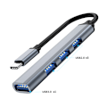 Miniatyrbild 3 av 5: USB-Hubb, USB-C med 4 USB-portar, 5 Gbps