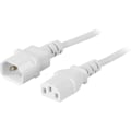 Miniatyrbild 3 av 3: Extension cable PC/monitor straight IEC C13-IEC C14 1m