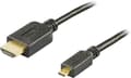 Pikkukuva 3 / 3: HDMI High Speed cable with Ethernet, HDMI Type A - HDMI Micr
