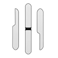 Miniatyrbillede 6 af 11: T-Space Bumper Guard Kit til Tesla Baseus Pakke med 6 (sort)