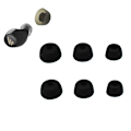Miniatyrbillede 1 af 6: INF Silikone ørepropper til Jabra Elite 75t/ 65t/ Active/Sport Evolve, S/M/L Sort