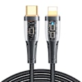 Miniatyrbild 1 av 2: Joyroom SC Lightning 20W 1,2m USB till USB-C Lightning-kabel S-CL020A3 (svart)