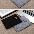 Miniatyrbillede 4 af 4: Beskyttende filt-etui til iPad & Xiaomi Pad-tablets Grå 10,5 tommer