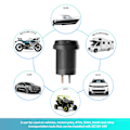 Miniatyrbillede 2 af 5: Billader 12V/24V QC3.0 med beskyttelsescover Sort