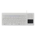 Miniatyrbild 2 av 5: Rubberized keyboard with touchpad, IP68, 105 keys, white
