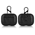Miniatyrbillede 1 af 4: Airpods beskyttelsesetui, premium PU-læder Airpods 1/2 Sort