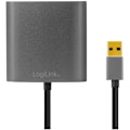 Miniatyrbild 3 av 5: LogiLink USB-A 3.0 -> HDMI-Hona + VGA-Hona Adapter