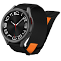 Miniatyrbillede 1 af 4: Nylon urrem til Samsung Galaxy Watch Sort M