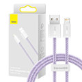 Miniatyrbild 2 av 7: Baseus dynamisk kabel USB till Lightning, 2,4A, 1m (lila)