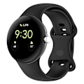 Miniatyrbillede 1 af 4: Silikoneurrem til Google Pixel Watch 3 Sort M